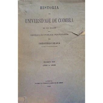 Historia da universidade de coimbra. - 1