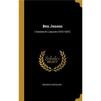 ben Jonson Hardcover