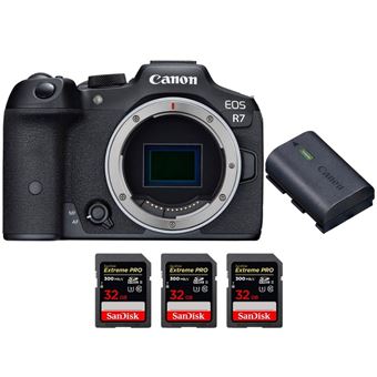 Canon EOS R7 + Canon LP-E6NH + 3 SanDisk 32GB Extreme PRO UHS-II SDXC 300 MB/s + PDF 15 Técnicas para Melhorar as suas Fotografias - 1