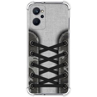 Capa Tumundosmartphone de silicone anti-choque para Realme 9i tênis  design 16 desenhos - 1