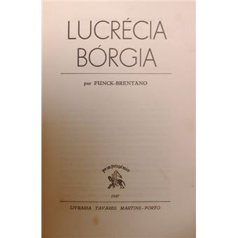Lucrécia bórgia. - 1