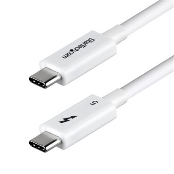 Cabo Thunderbolt StarTech.com TBLT5MM80CM240WWH | Branco - 1