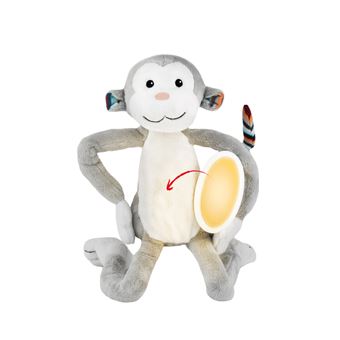 Peluche com Som e Luz ZAZU Macaco Max - 1