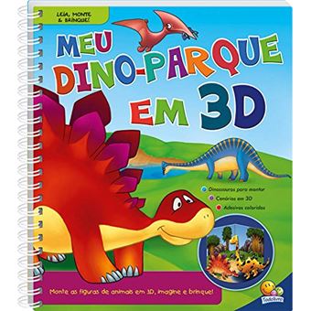 Leia, monte e brinque! Meu dino-parque em 3D - 1