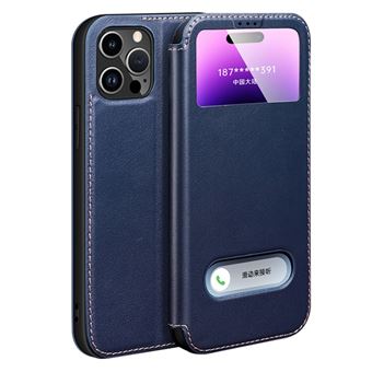 Capa de couro genuíno à prova de choque, à prova de queda com apoio Magunivers para iPhone 14 Pro Max - 0 - 1