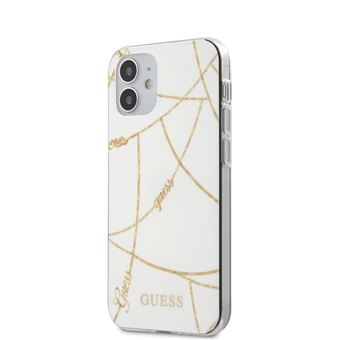 Capa Original Personalizada Guess Iphone 12 Mini Dourado - 1