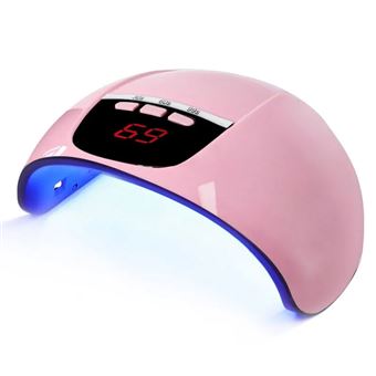 Lâmpada de Unhas UV LKC MINI06 com Temporizador | 18LED | 54W - rosa - 1