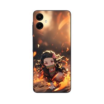 Capa Maniacase Para Samsung Galaxy A06 Demon Slayer Nezuko 3D Art Anime Manga Copy - 1