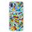 Capa Tpu Hapdey para Samsung Galaxy A40 2019 | Design Padrão de Bolhas Em Quadrinhos 5 - Transparente_0