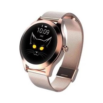 Smartwatch HSMY Watch KW10 | Bracelete de Aço Inoxidável | Ouro - 1