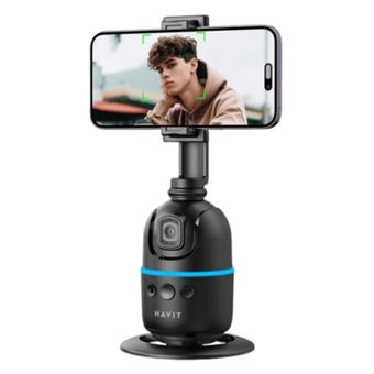 Suporte de Rastreamento Facial Automático para Smartphone HAVIT ST7609 | Universal | Rotação de 360° - Preto - 1