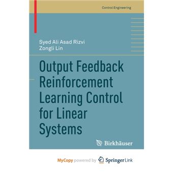 Output Feedback Reinforcement Learning Control For Linear Systems - 1