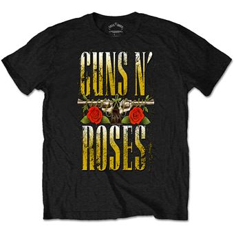 T-shirt Rock Off GUNS N ROSES | Big Guns | Preto | S - 1