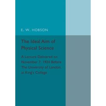 The Ideal Aim of Physical Science - 1
