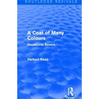 A Coat of Many Colours - Occasional Essays - Hardback - 2015 - 1