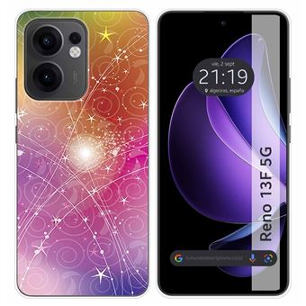 Capa TUMUNDOSMARTPHONE de Silicone para Oppo Reno 13FS 4G / 13 FS 5G Desenhos de design abstrato - 1