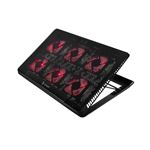Base de Refrigeração para Computador Savio Laptop cooling pad 6 backlit fans 2000 RPM  COS-01 | Vermelho