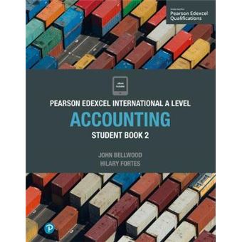 Pearson Edexcel International A Level Accounting Student Book - 1