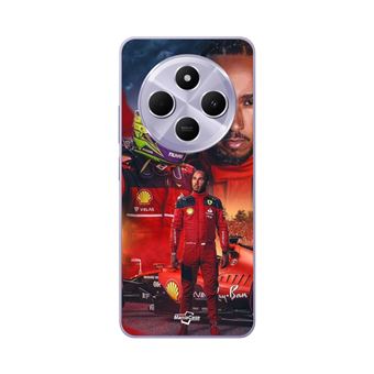 Capa Maniacase para Xiaomi Redmi 14C | Lewis Hamilton Scuderia Ferrari F1 oficial - 1