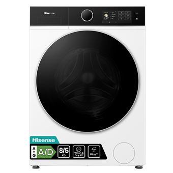 Máquina de Lavar e Secar Roupa Hisense WD5I8043BWF | 8/5 Kg | 1400 RPM | D | Branco - 1