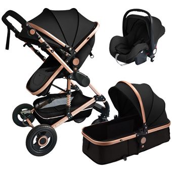 Carrinho Multifuncional 3 em 1 I-Size B.Active X-Go | Preto/Dourado - 1