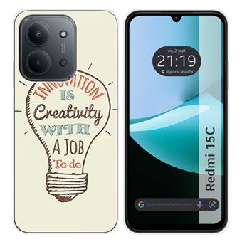 Capa Tumundosmartphone de silicone para Xiaomi Redmi 15C 4G / 5G | Criatividade Design Desenhos - 1