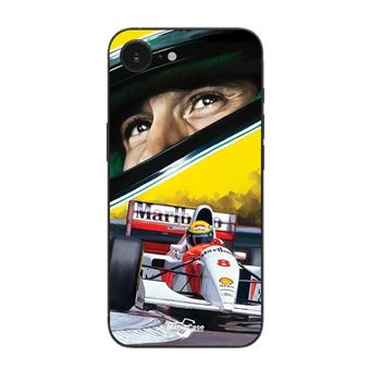 Capa Maniacase para Iphone 16E | F1 Ayrton Senna Mclaren Legend Formula 1 - 1