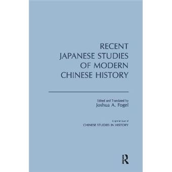 Recent Japanese Studies of Modern Chinese History - Paperback - 1985 - 1