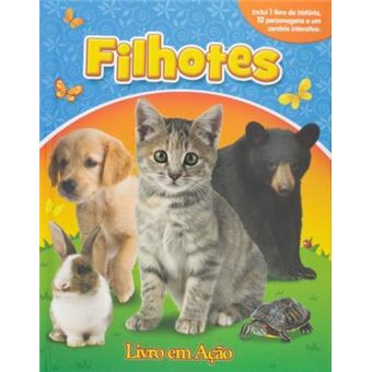 Filhotes - Coleção Livros Em Ação (+ 12 Miniaturas) - 1