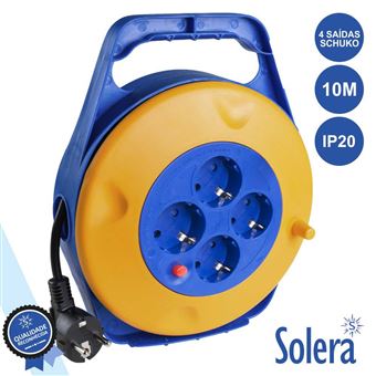 Extensão Tomada Elétrica Solera Com 4 Saídas 10M - 1