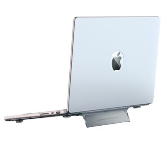 Capa Luckybutterfly para Macbook Novo Pro16.2 A2780 | Textura fosca com suporte | Branco - 1