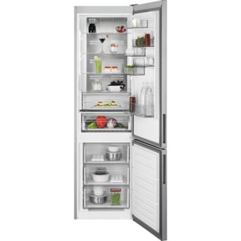 Frigorífico Combinado AEG RCB736D2MX | 201x59,5x65 cm | 366 L | D | Aço inoxidável - 1