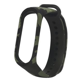 Bracelete skyhe para Mi Band 3 Lisa | Silicone - Camuflado-Verde - 1