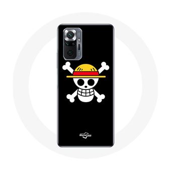 Capa Maniacase para Xiaomiredmi Note 10 Pro One Piece Manga Crânio Fundo Preto - 1