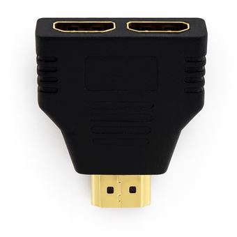 Adaptador Spliter 2 x HDMI F para 1 x HDMI M Xin Yue 8145 | Preto - 1