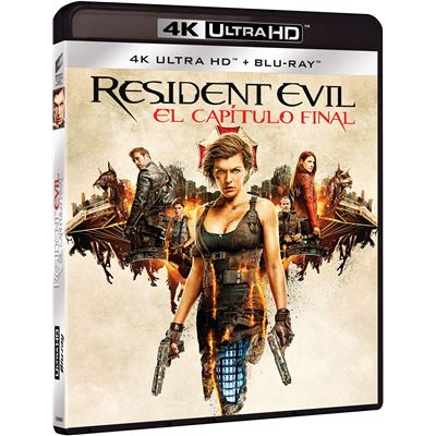 Resident Evil: The Final Chapter (4K Ultra HD) / Resident Evil 6: El  capítulo final (2Blu-ray) - Blu-ray - Compra filmes e DVD na