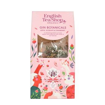 Gin Botanicals English Tea Shop | Maçã, Rosa Mosqueta e Arando | 7 Pirâmides de Folhas Soltas - 1