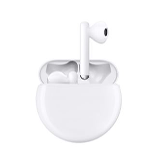 Auriculares Bluetooth True Wireless HUAWEI FreeBuds3 | Som Binaural | Redução de Ruído de Chamada - Branco - 1