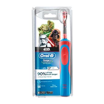 Escova de Dentes Elétrica Oral-B Star Wars | Azul, Vermelho - 1