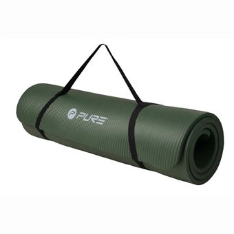 Tapete de Yoga Pure2Improve NBR verde caqui - 1