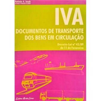 Iva. documentos de transporte dos bens em circulação. - 1