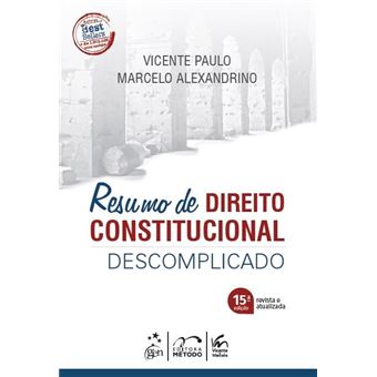 Resumo De Direito Constitucional Descomplicado - 1