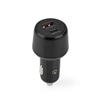 Carregador de Dispositivos Móveis Nedis Car Charger | Preto - 1