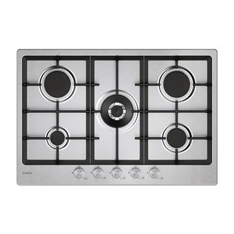 Placa a Gás Candy Moderna CHG74WTX | 74.5 cm | 5 Zonas | Aço inoxidável - 1