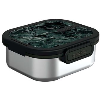 Recipiente Alimentar Quokka | Aço Inoxidável | Estanque | Ultra Sólido | Preto/Prateado - 1