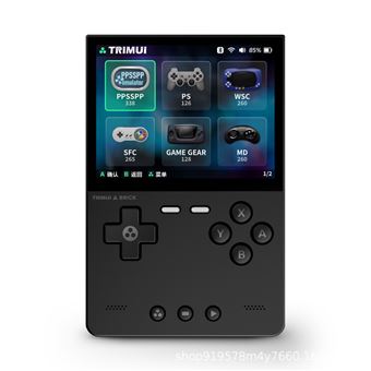 Consola de Jogos SZSMART Trimui brick | 3.2&quot; | Sistema de Fonte Aberta | 128GB | Preto - 1