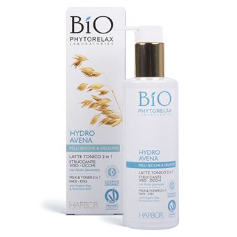 Leite de Limpeza Phytorelax Laboratories Milk & Toner 2 In 1 Face - Eyes - 1