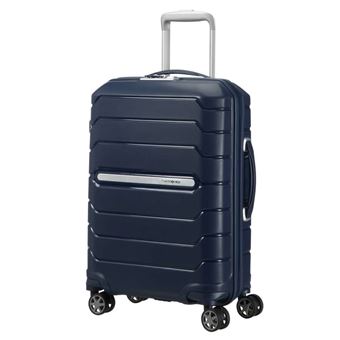Mala de Viagem Média Samsonite Flux | 68 cm | 4 Rodas | Expansível | Azul | 75L - 1