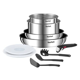 Conjunto Misto Tefal Ingenio L8971S04 | Aço inoxidável - 1