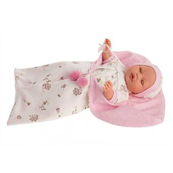Boneca Muñecas Antonio Juan Bimba Dolls Bolsa de Bebé rosa - 1